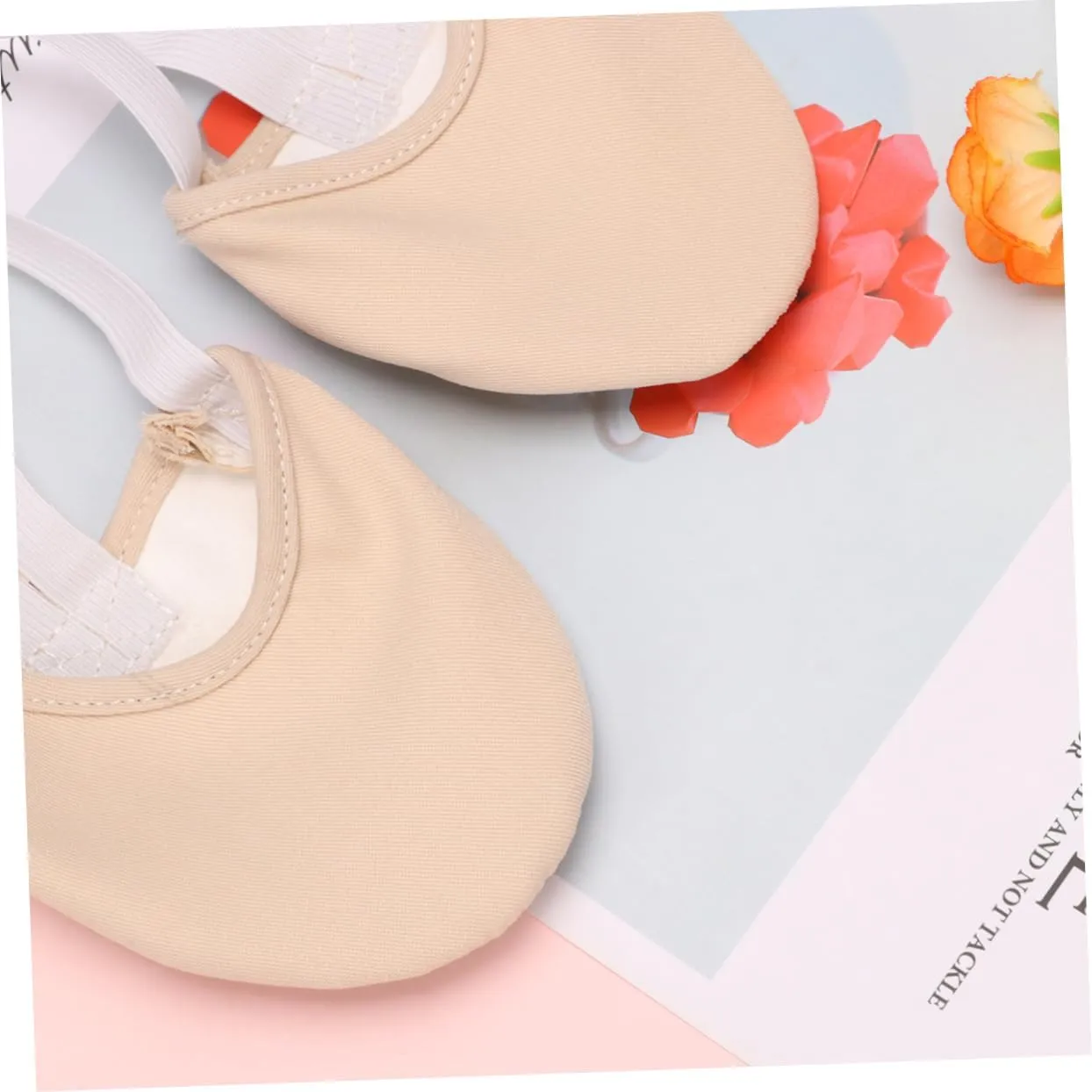 1 Pair of Ballet Sliers Women Shoes Half Sole Dance Shoes Lightweight Sole Protector for Yoga Ballroom Size Tone Comfortable Breathable Material