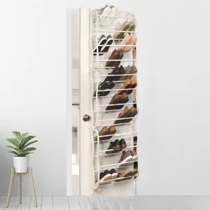 30-Pair: Over the Door Shoe Storage Rack