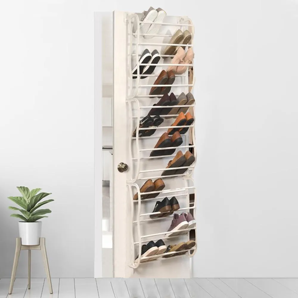 30-Pair: Over the Door Shoe Storage Rack