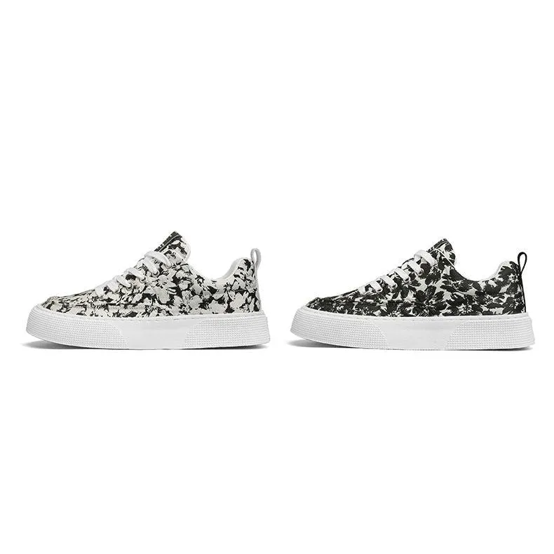 Abstract Canvas Sneakers