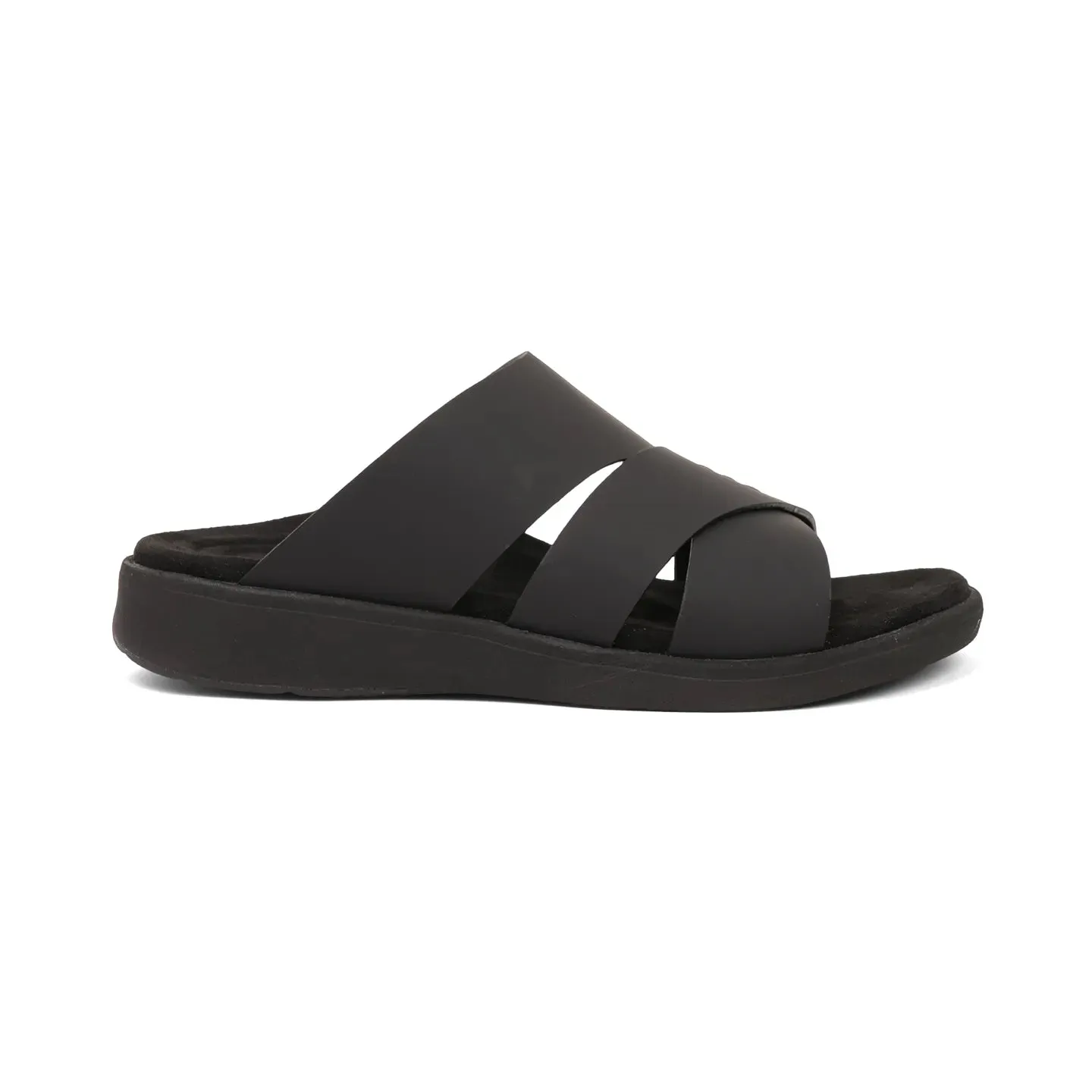 Aetrex Premium Comfort Foot Bed Arabic Sandals Black