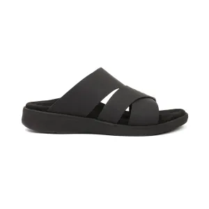 Aetrex Premium Comfort Foot Bed Arabic Sandals Black