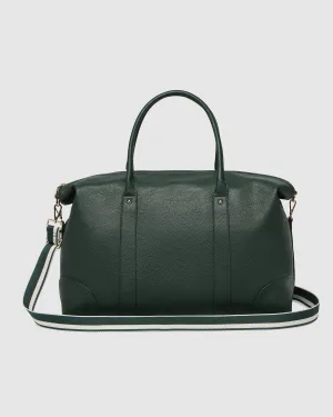 Alexis Stripe Weekender - Forest Green Stripe