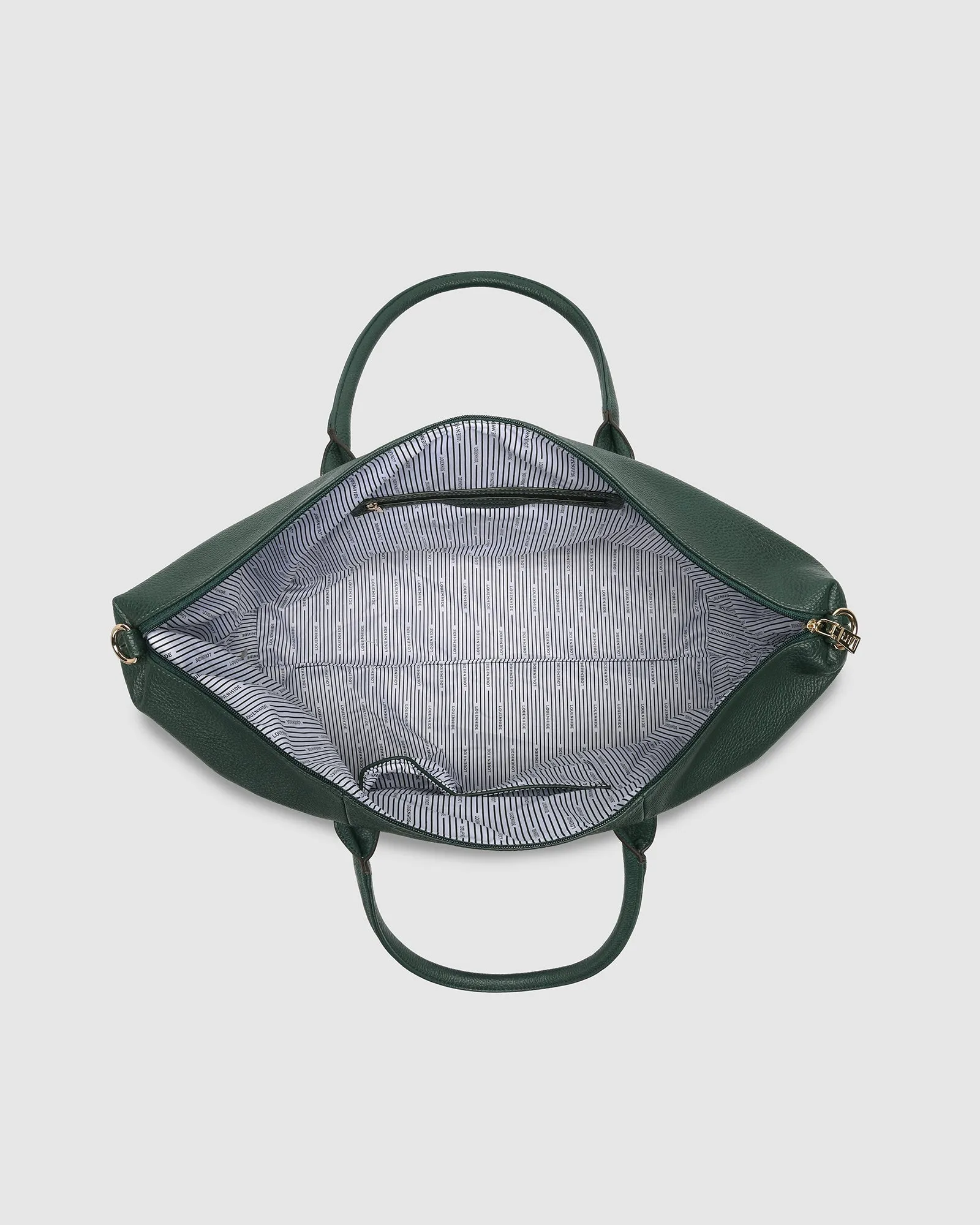 Alexis Stripe Weekender - Forest Green Stripe