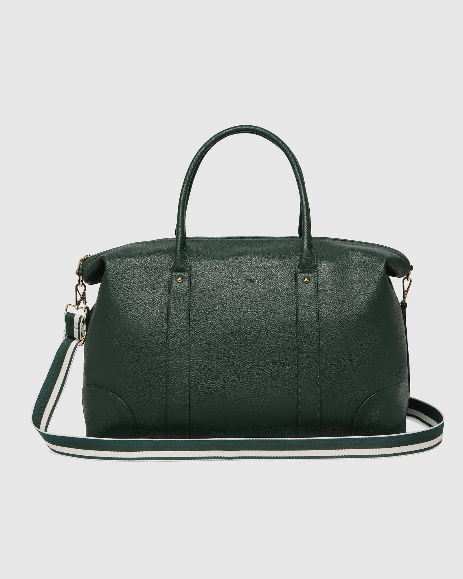 Alexis Stripe Weekender - Forest Green Stripe