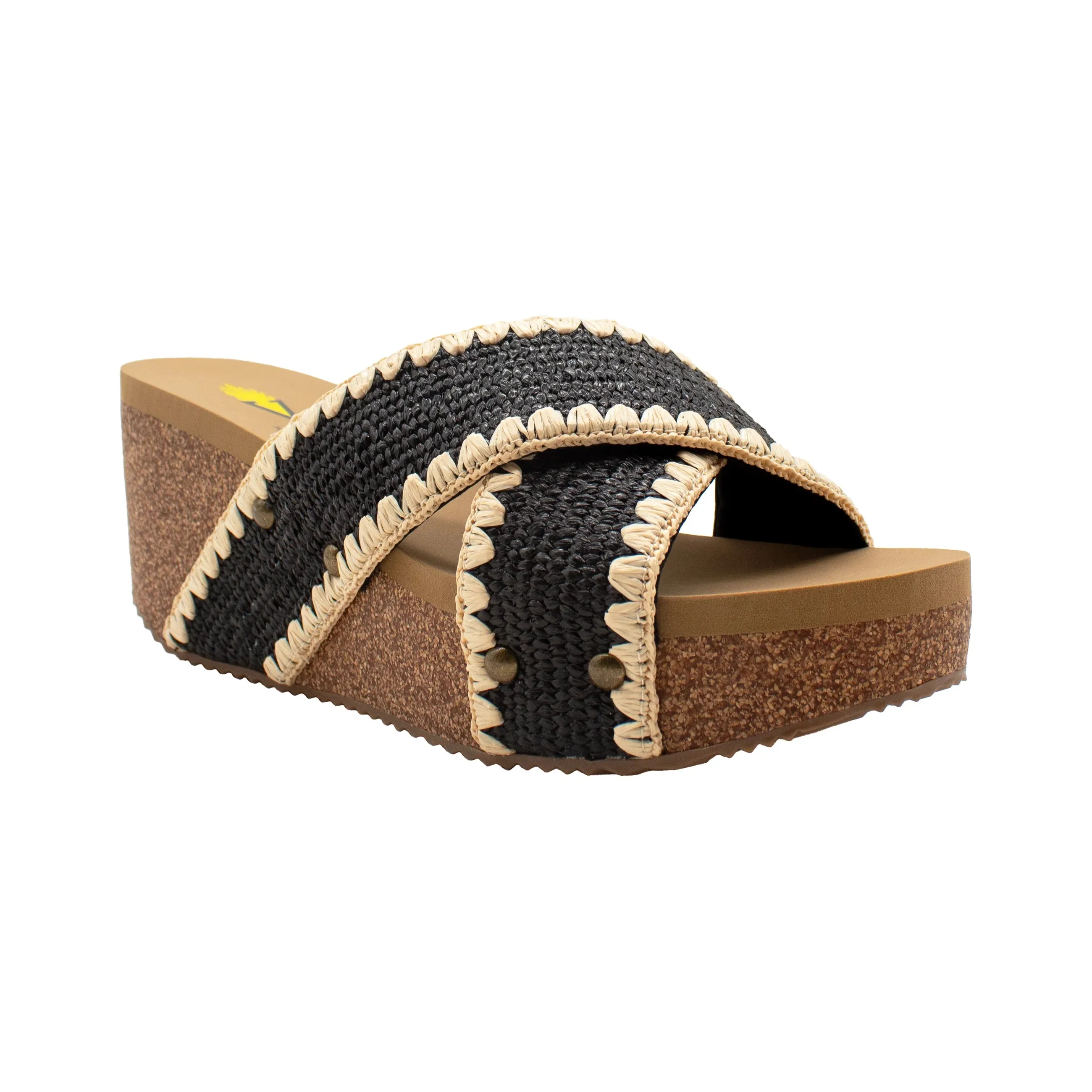 ANTIGUA WOVEN RAFFIA SANDAL