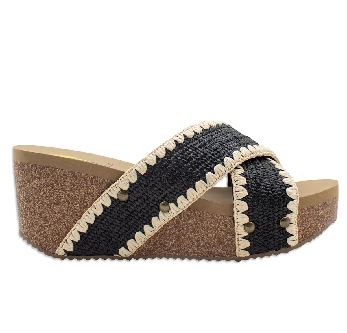 ANTIGUA WOVEN RAFFIA SANDAL