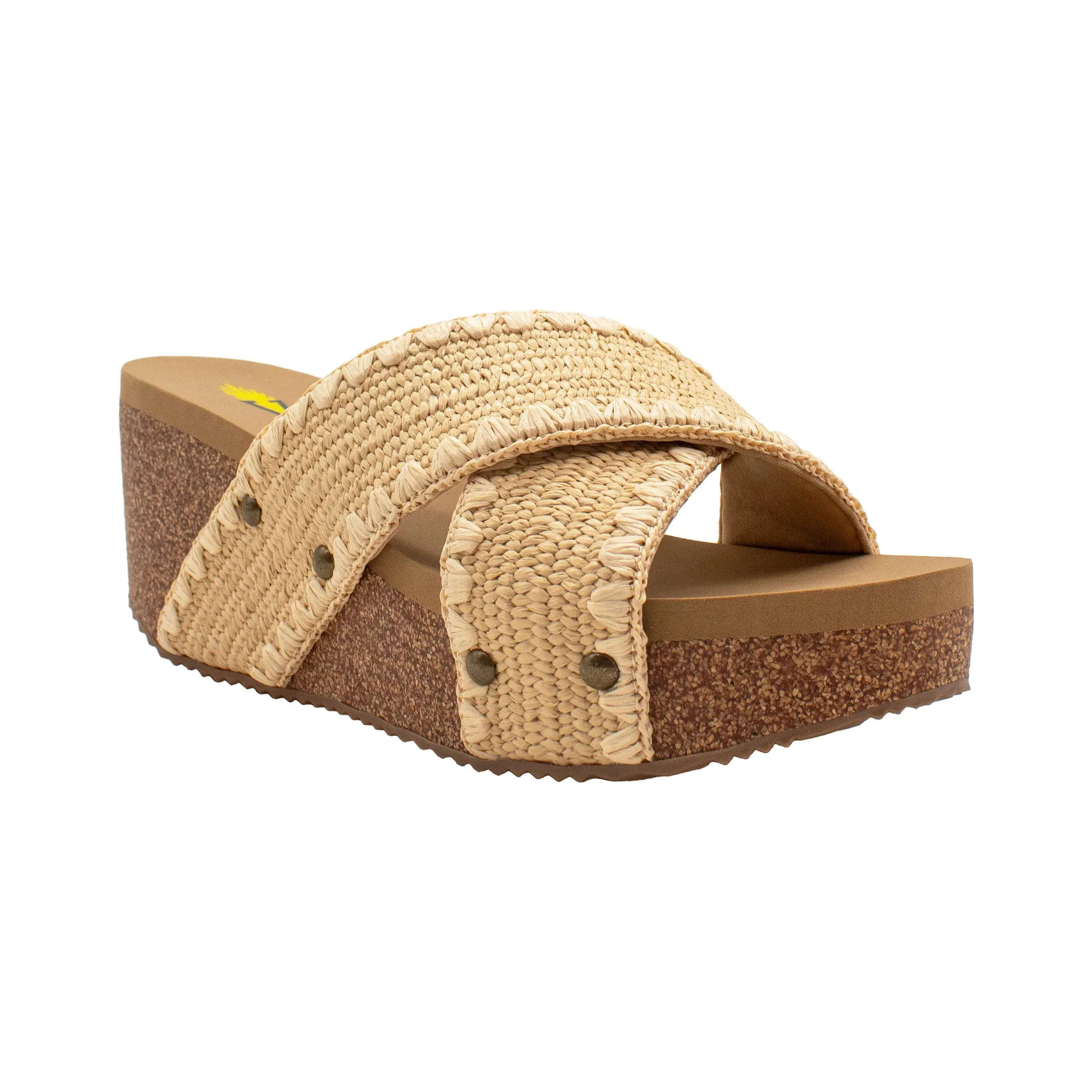 ANTIGUA WOVEN RAFFIA SANDAL