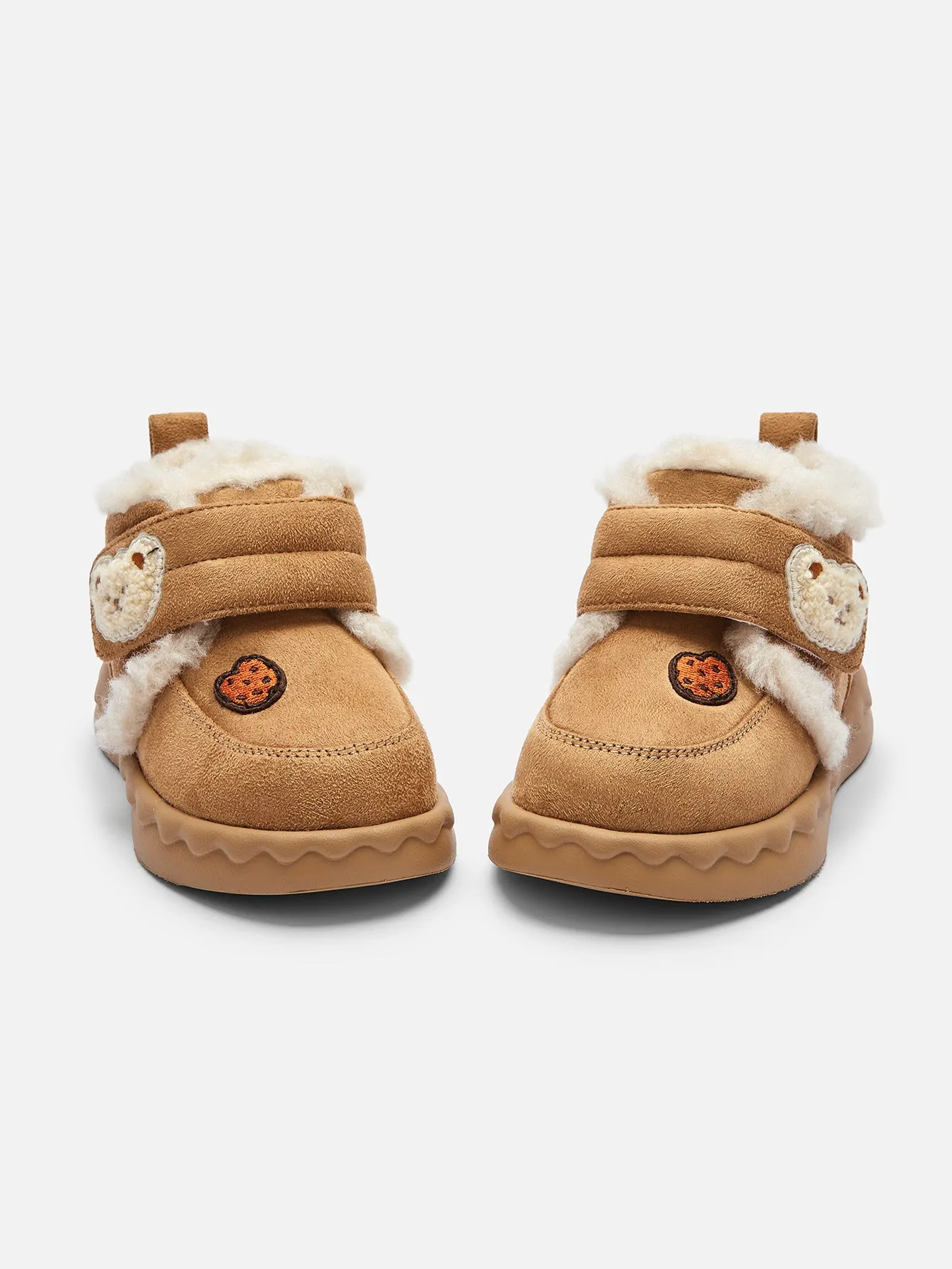 balabala Girl Toddler Velcro Plush Snow Boots