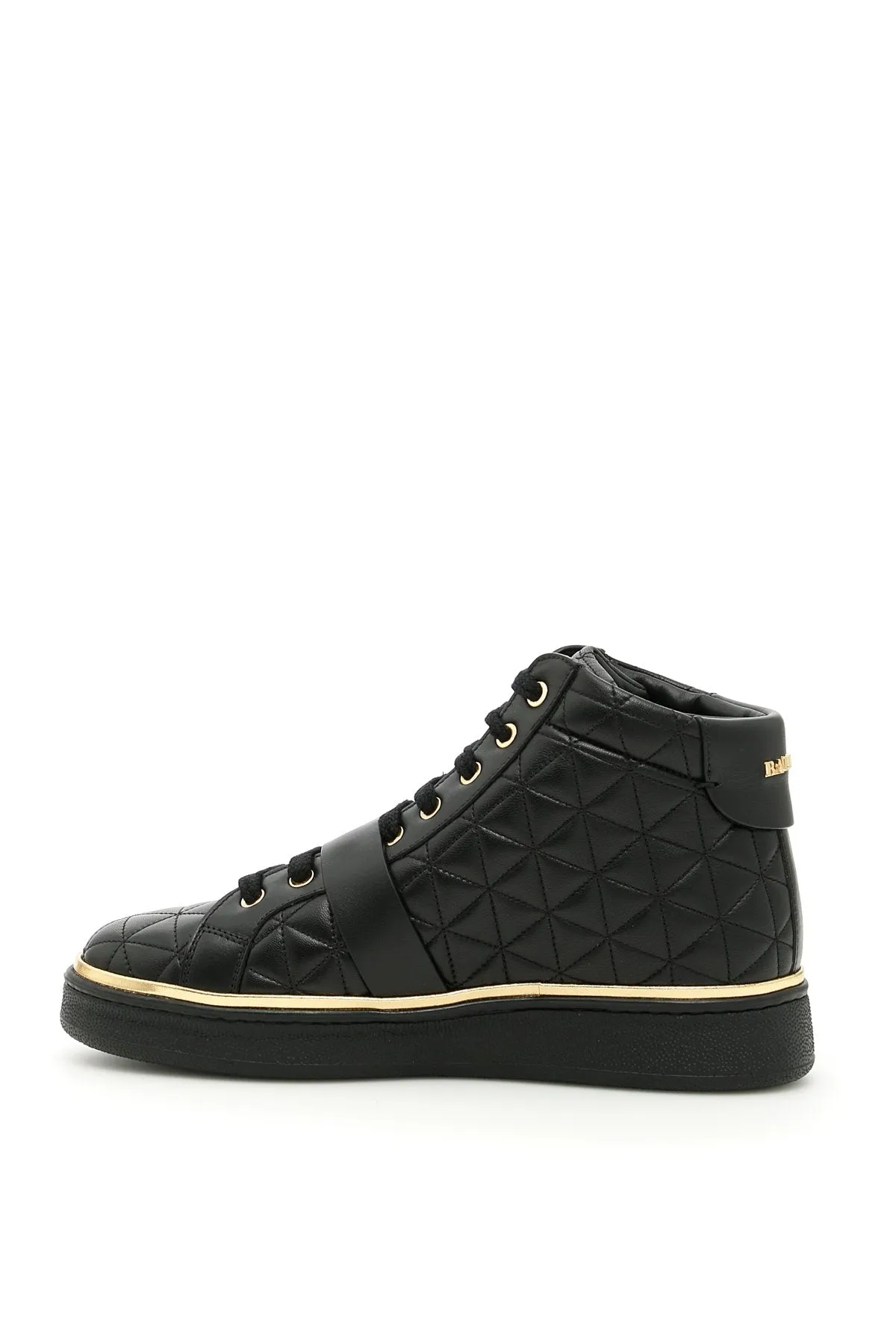 Balmain Quilted Active Hi-Top Sneakers