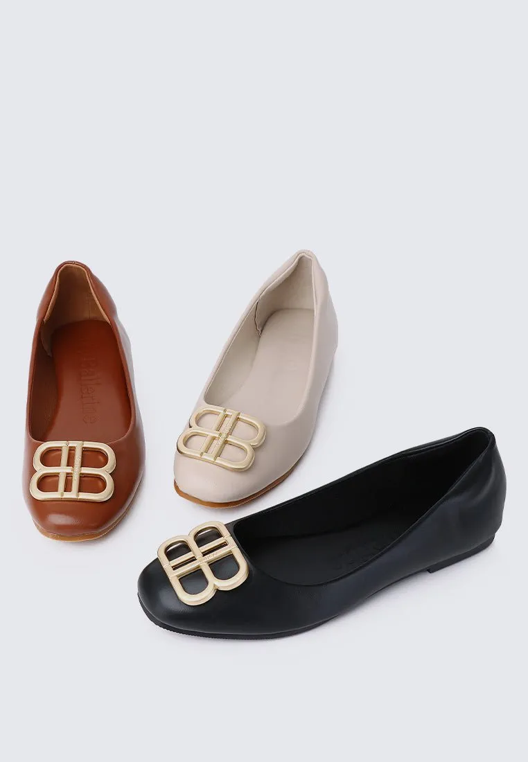 Brenda Comfy Ballerina In Black