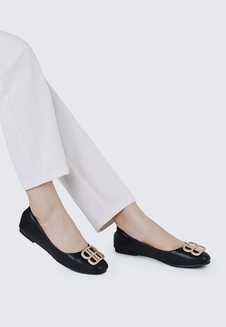Brenda Comfy Ballerina In Black