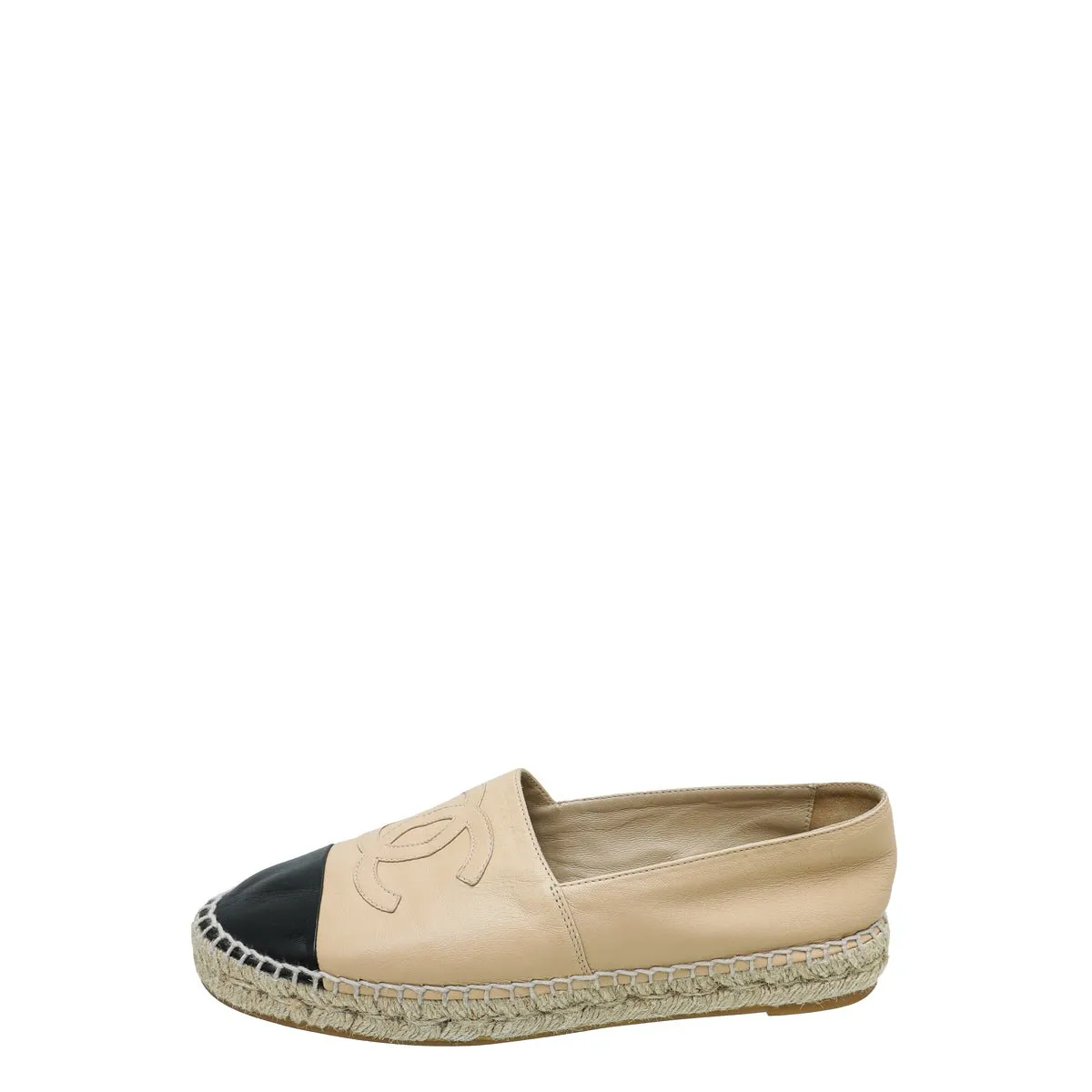 Chanel Bicolor CC Espadrille 38