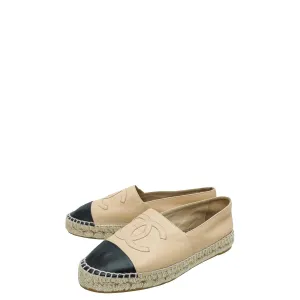 Chanel Bicolor CC Espadrille 38