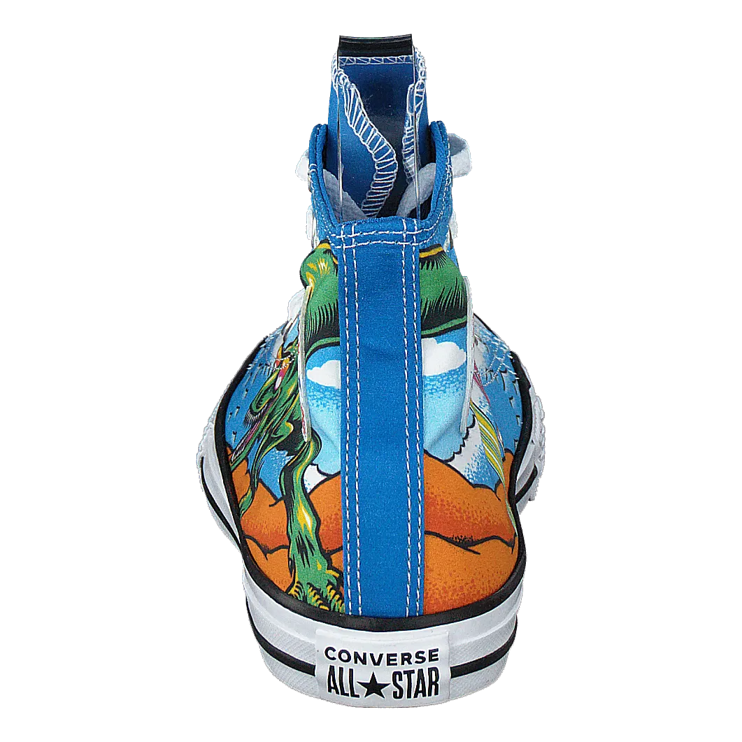 Chuck Taylor Hi Dinoverse Totally Blue/black/white