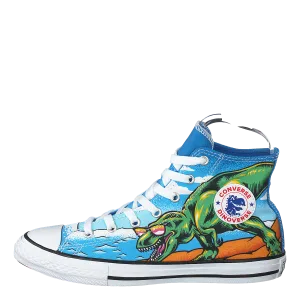 Chuck Taylor Hi Dinoverse Totally Blue/black/white