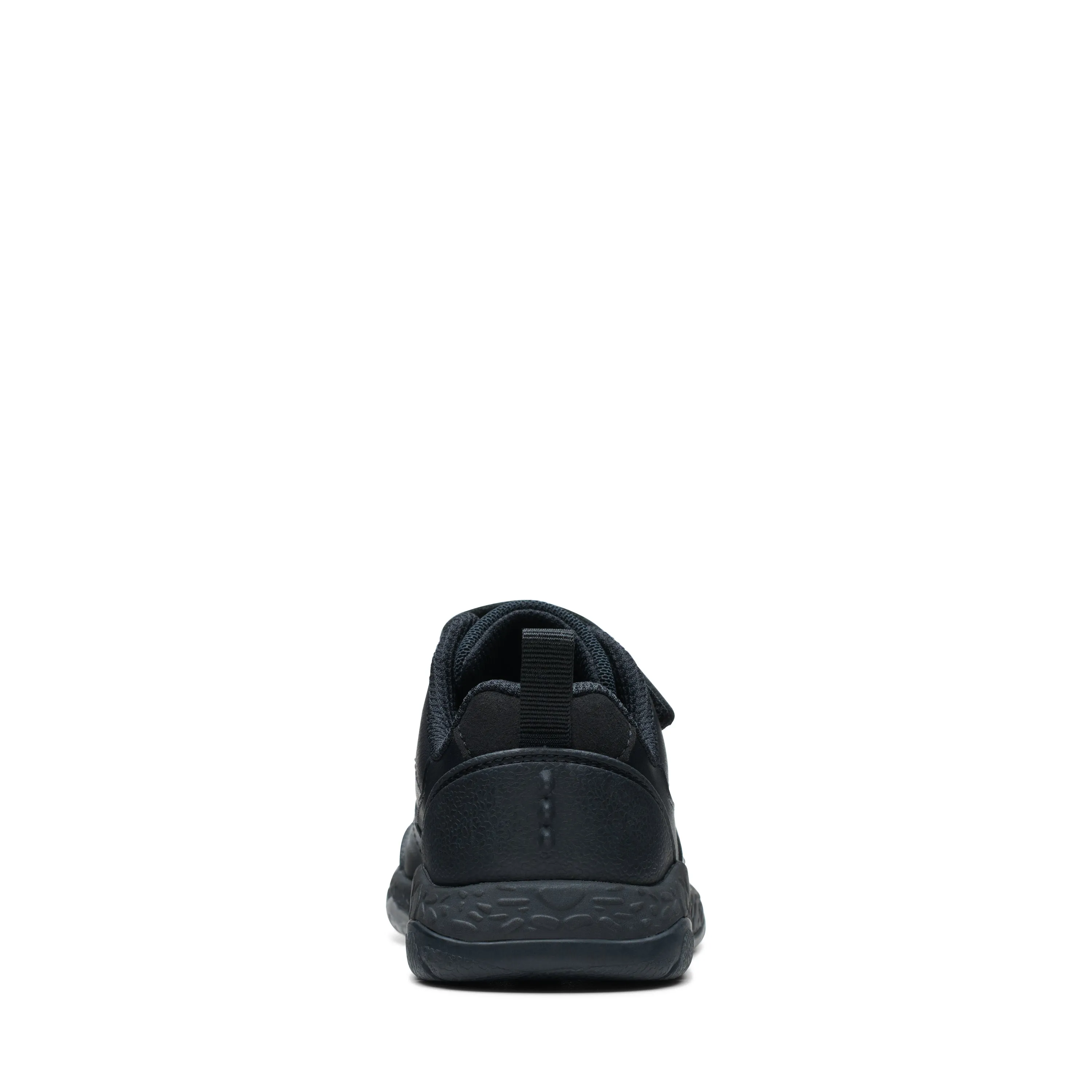 Clarks Steggy Stride Boys Black School Shoe
