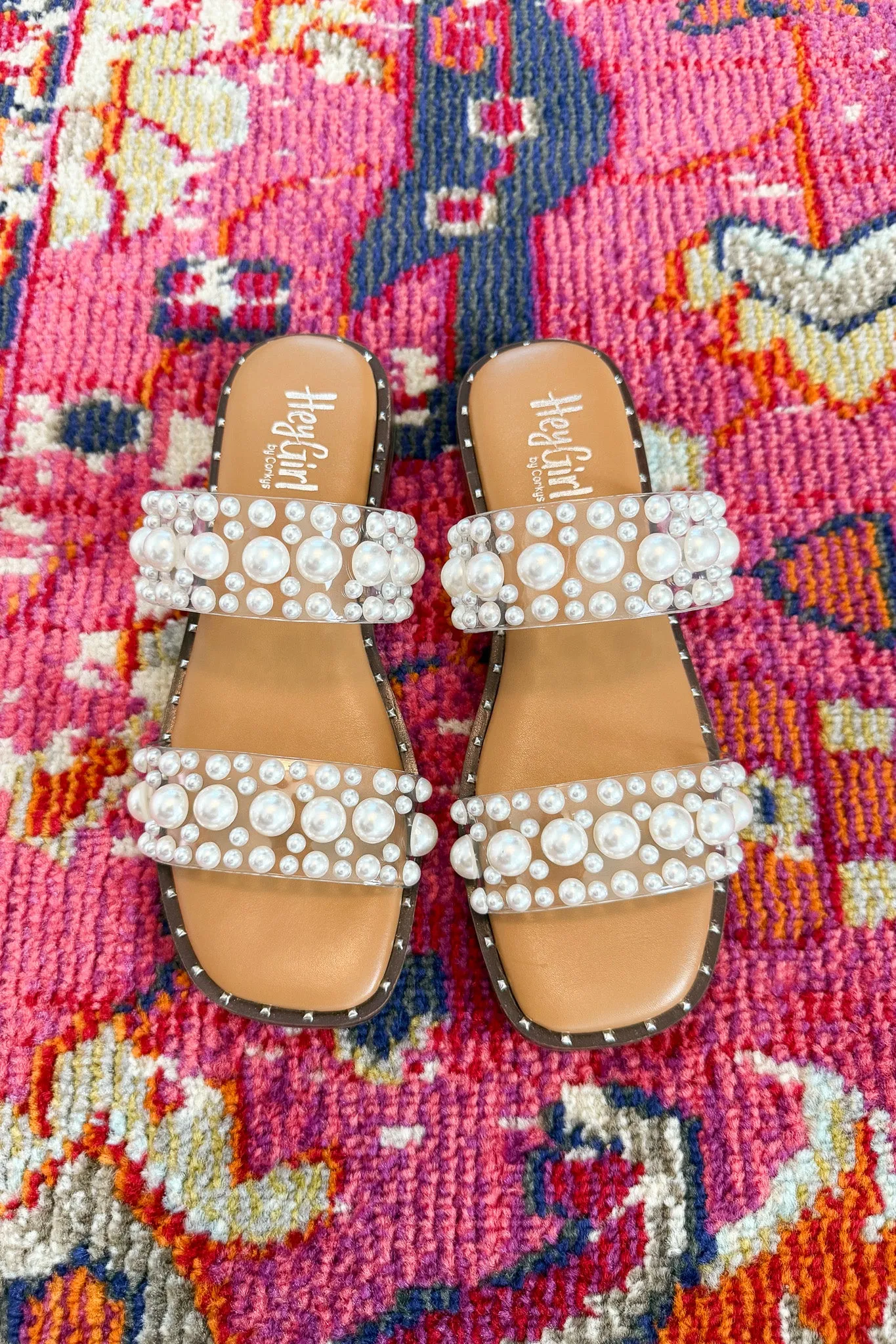 Corkys: Mamma Mia - Clear With Pearls