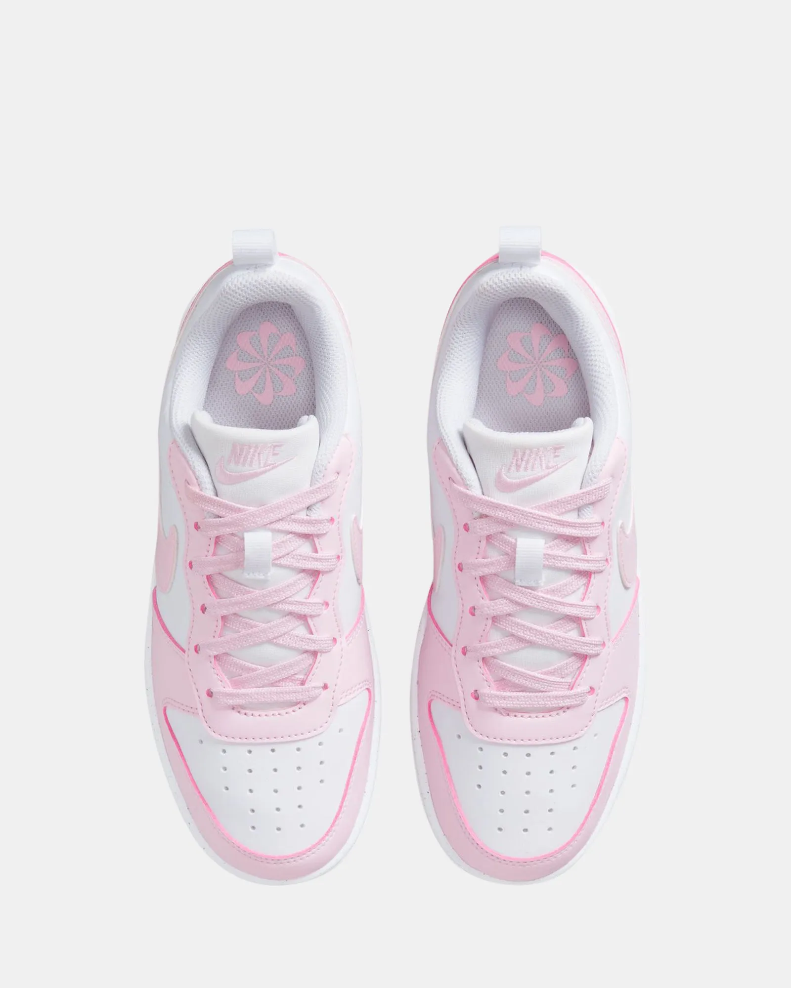 Court Borough Low RC Grade School White/Pink Foam