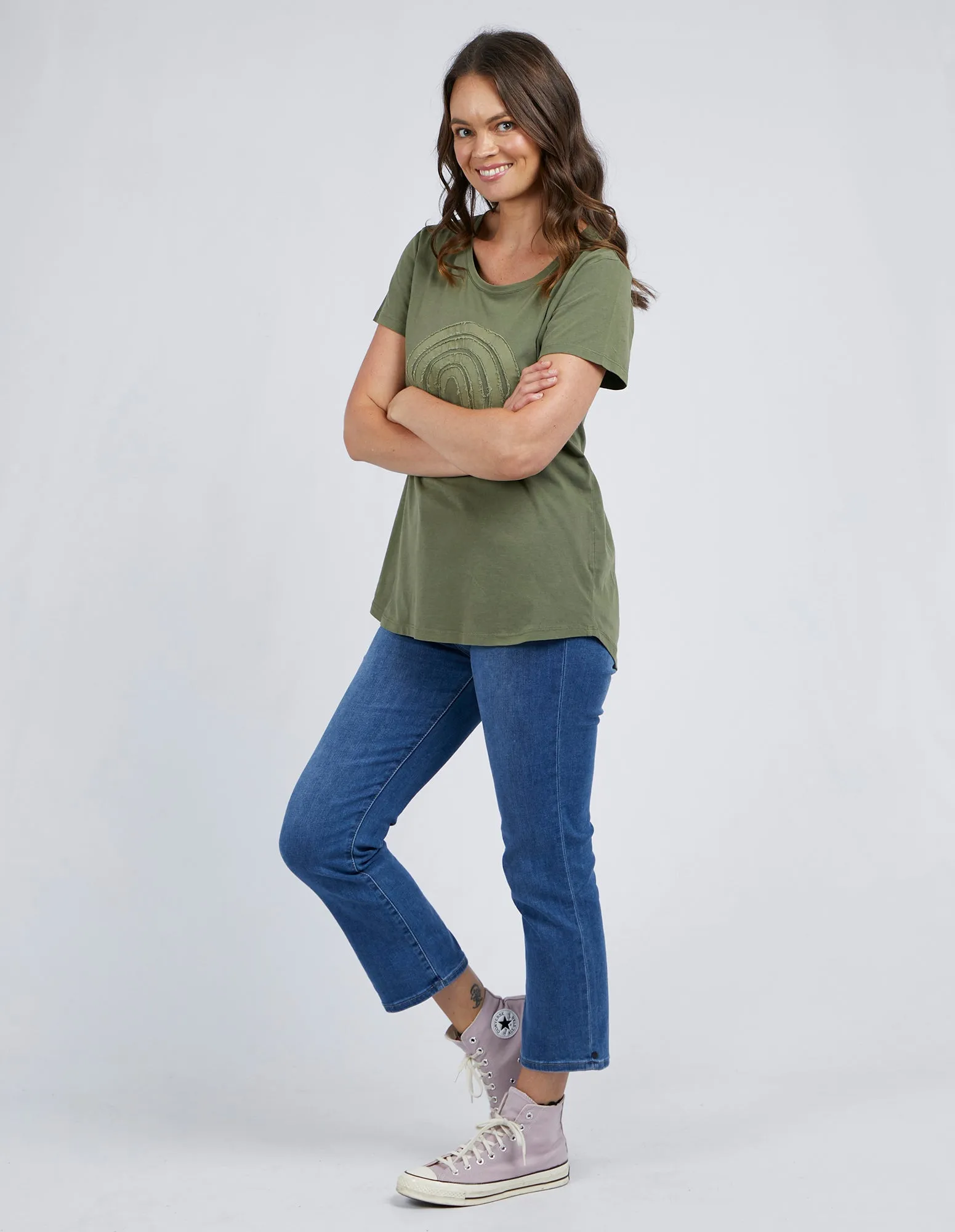 Crescent Tee - Khaki