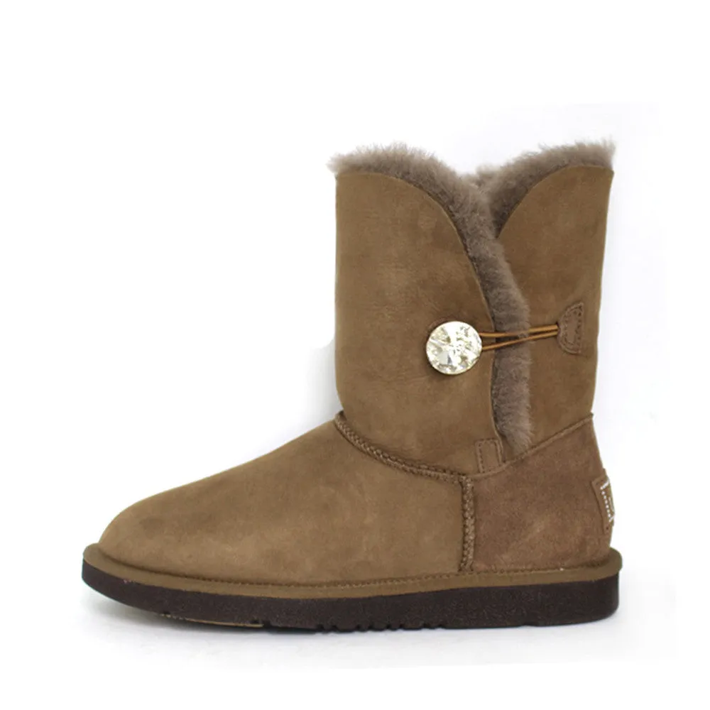 Crystal Medium Ugg Boot - Mushroom