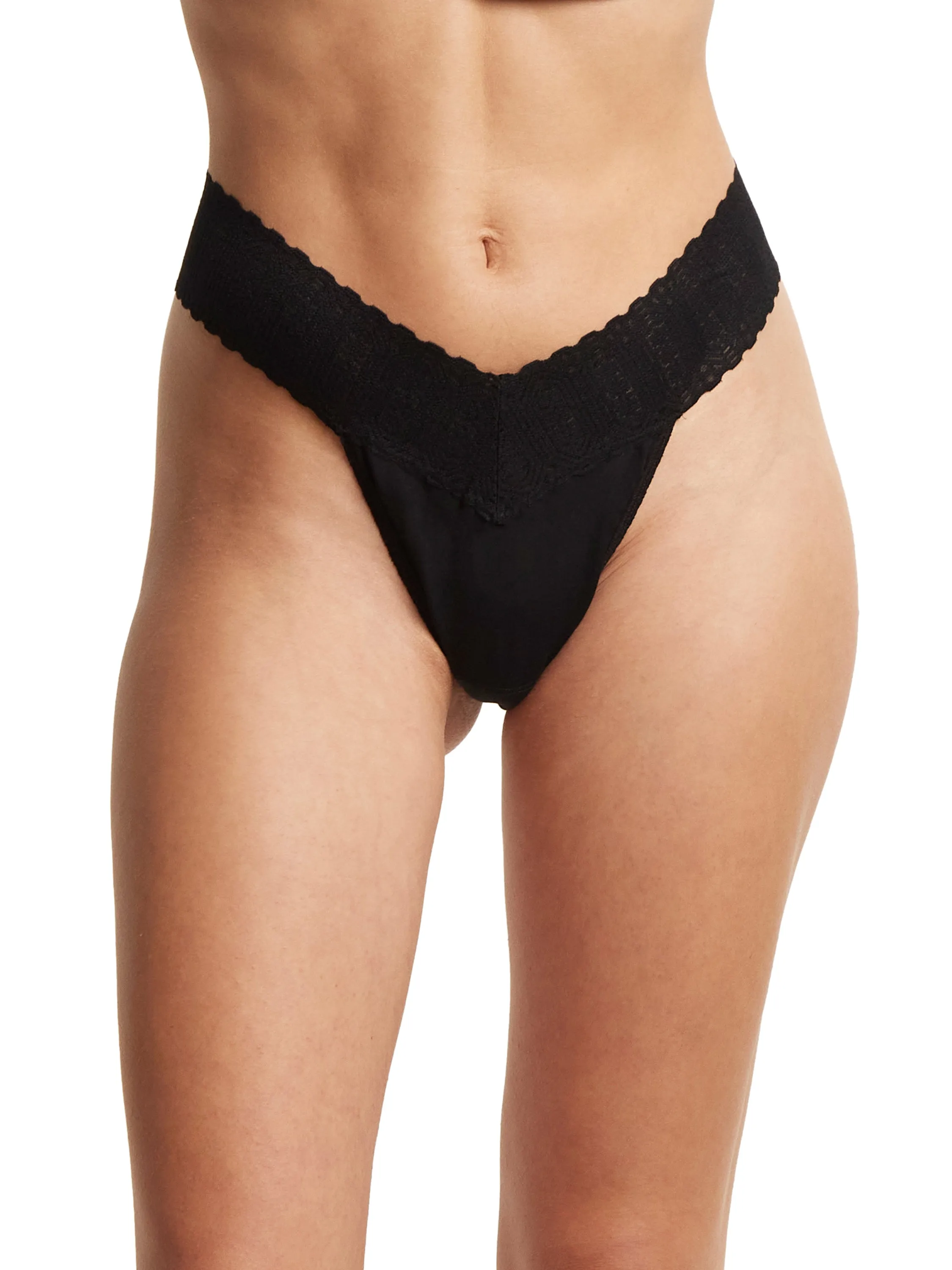 Eco Rx Lite Original Rise Thong Black