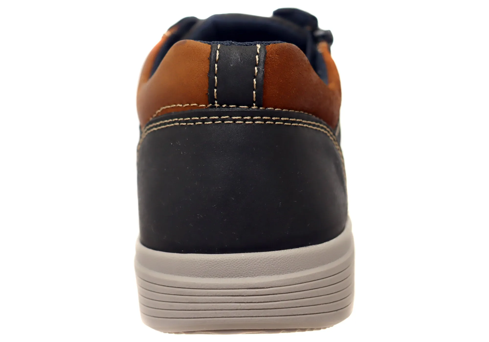 Explorer Rico Mens Comfortable Leather Lace Up Casual Shoes