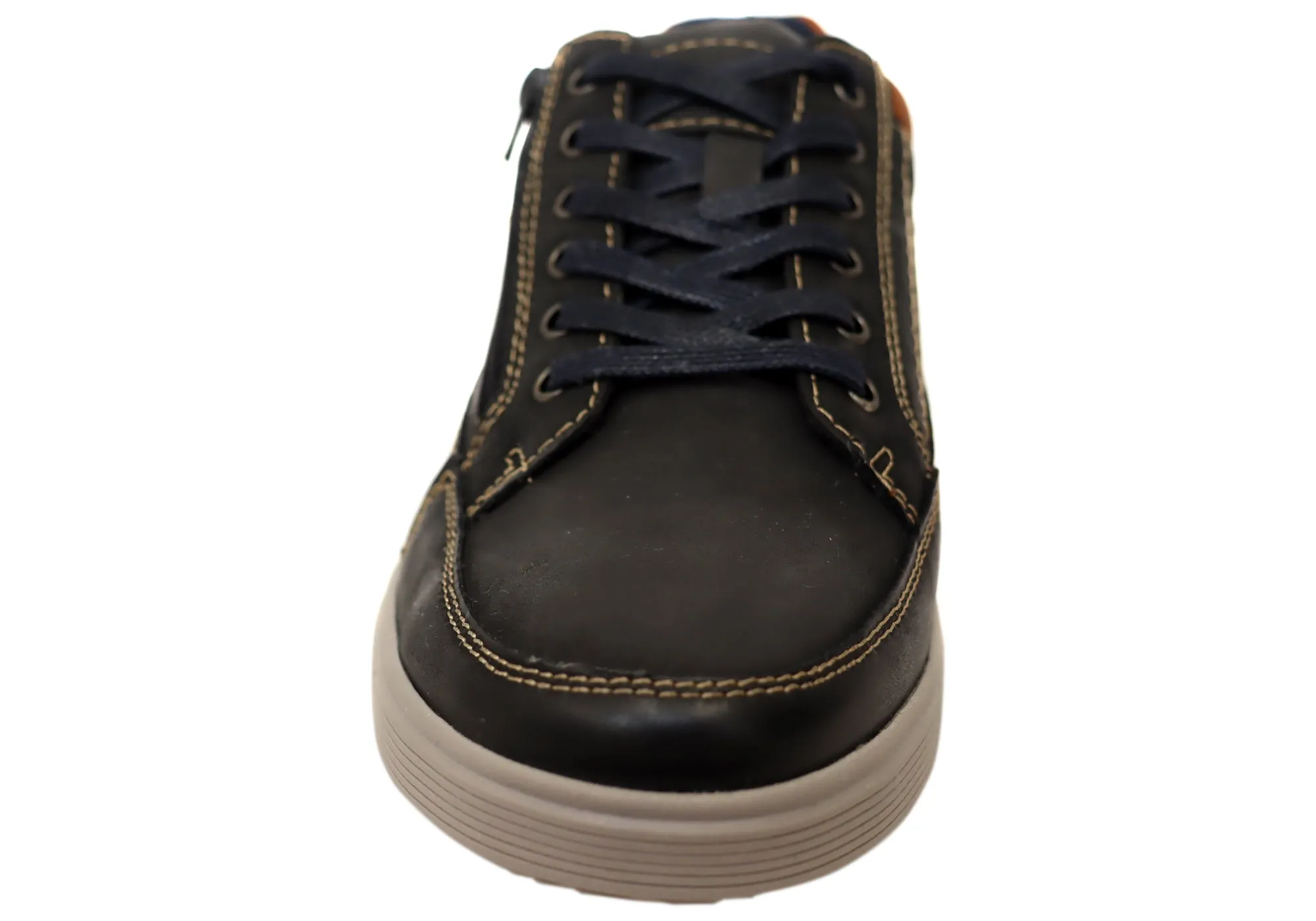Explorer Rico Mens Comfortable Leather Lace Up Casual Shoes