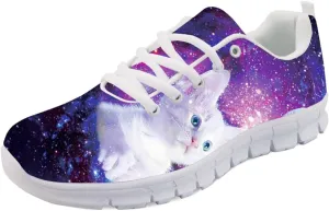Forchrinse Hawaiian Corgi Palm Running Shoes for Men Women Soft Sports Gym Jogging Athletic Shoes