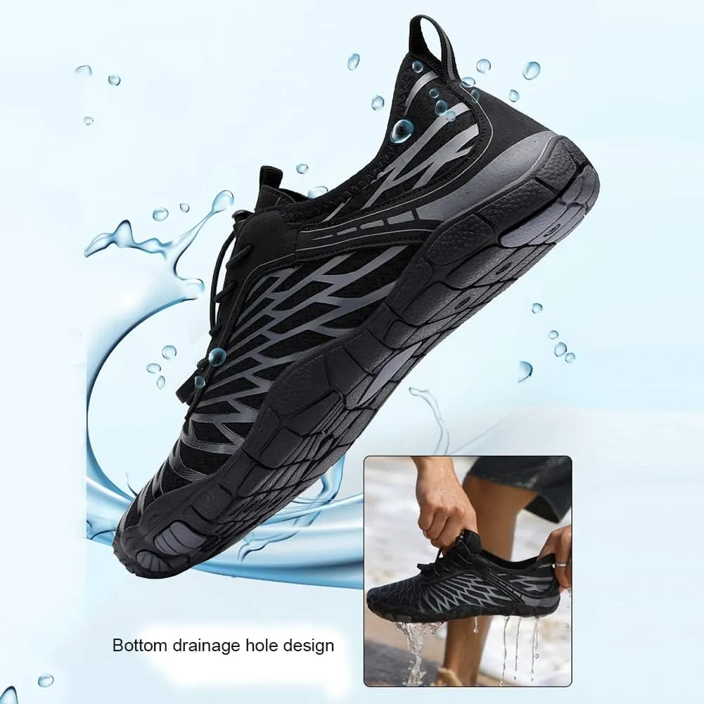 HiGropcore Barefoot Trail Running Shoes | Womens Mens Wide Toe Box Zero Drop Minimalist Slip on Shoes | Hike Barefoot Outdoor Shoes