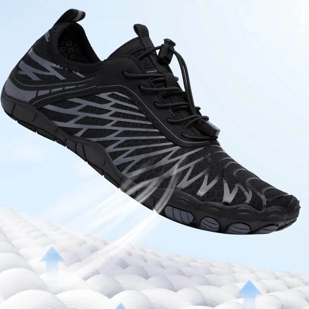 HiGropcore Barefoot Trail Running Shoes | Womens Mens Wide Toe Box Zero Drop Minimalist Slip on Shoes | Hike Barefoot Outdoor Shoes