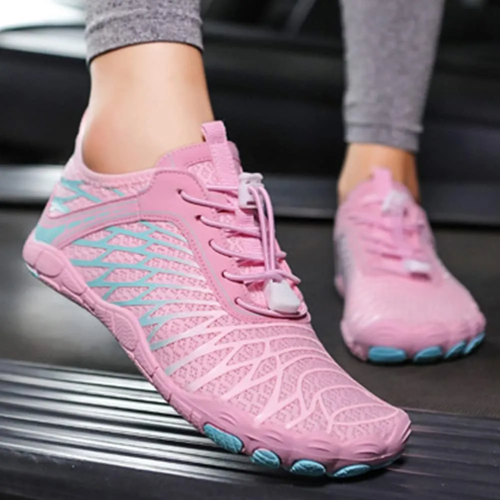 HiGropcore Barefoot Trail Running Shoes | Womens Mens Wide Toe Box Zero Drop Minimalist Slip on Shoes | Hike Barefoot Outdoor Shoes