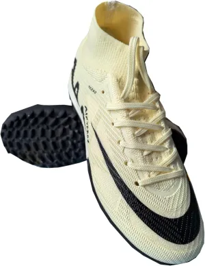 Kids Soccer Shoes Indoor Futsal Turf Big Boys Soccer Cleats Youths TF High-Top Football Boots for Athletic Training