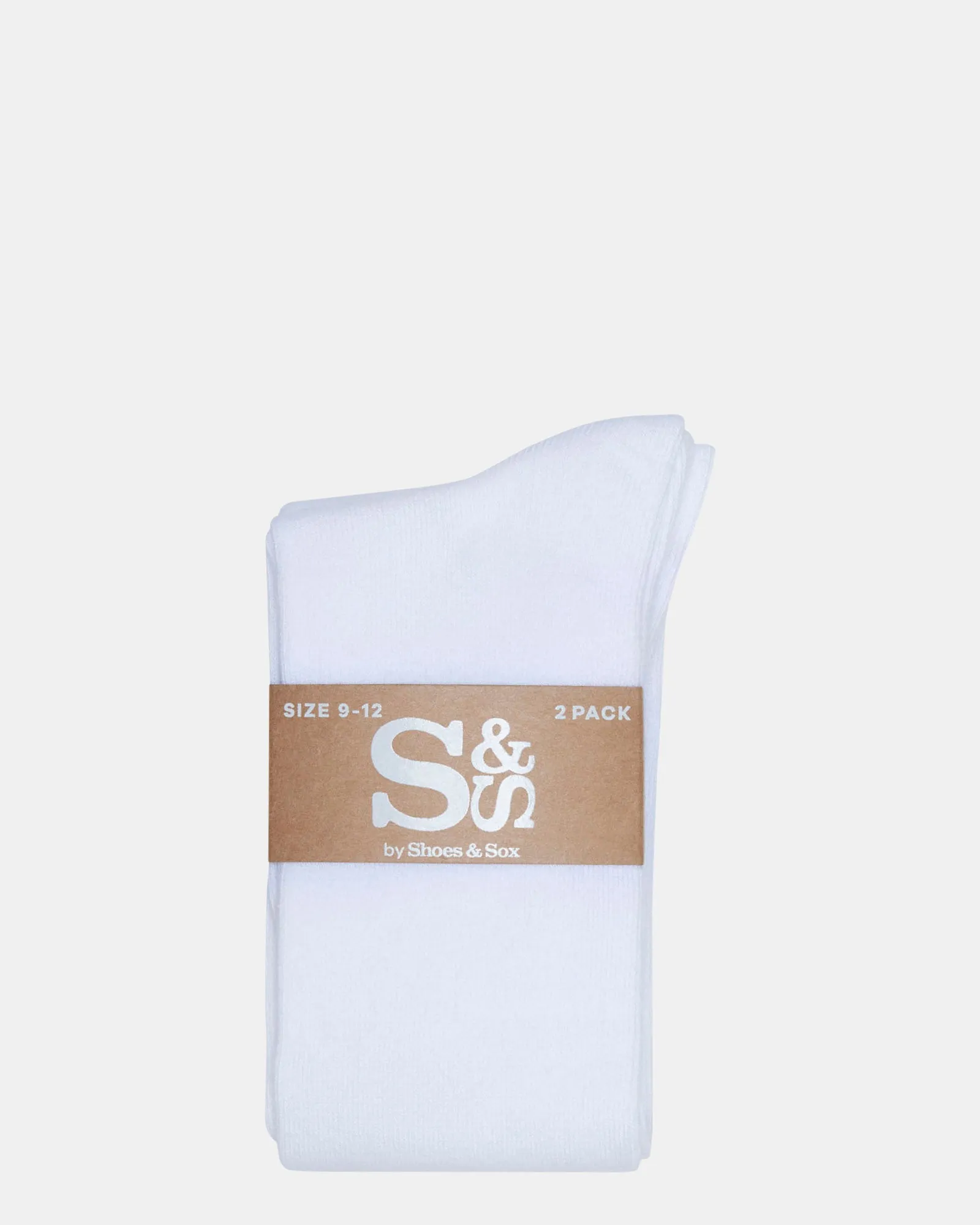 Knee High 2 Pack White