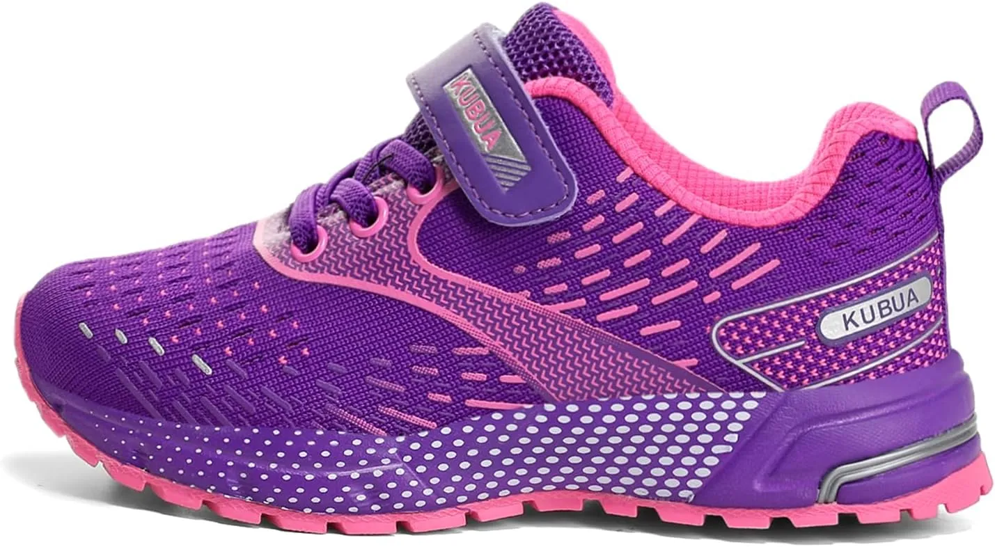 KUBUA Kids Sneakers for Boys Girls Running Shoes Sport Toddler Tennis Shoes