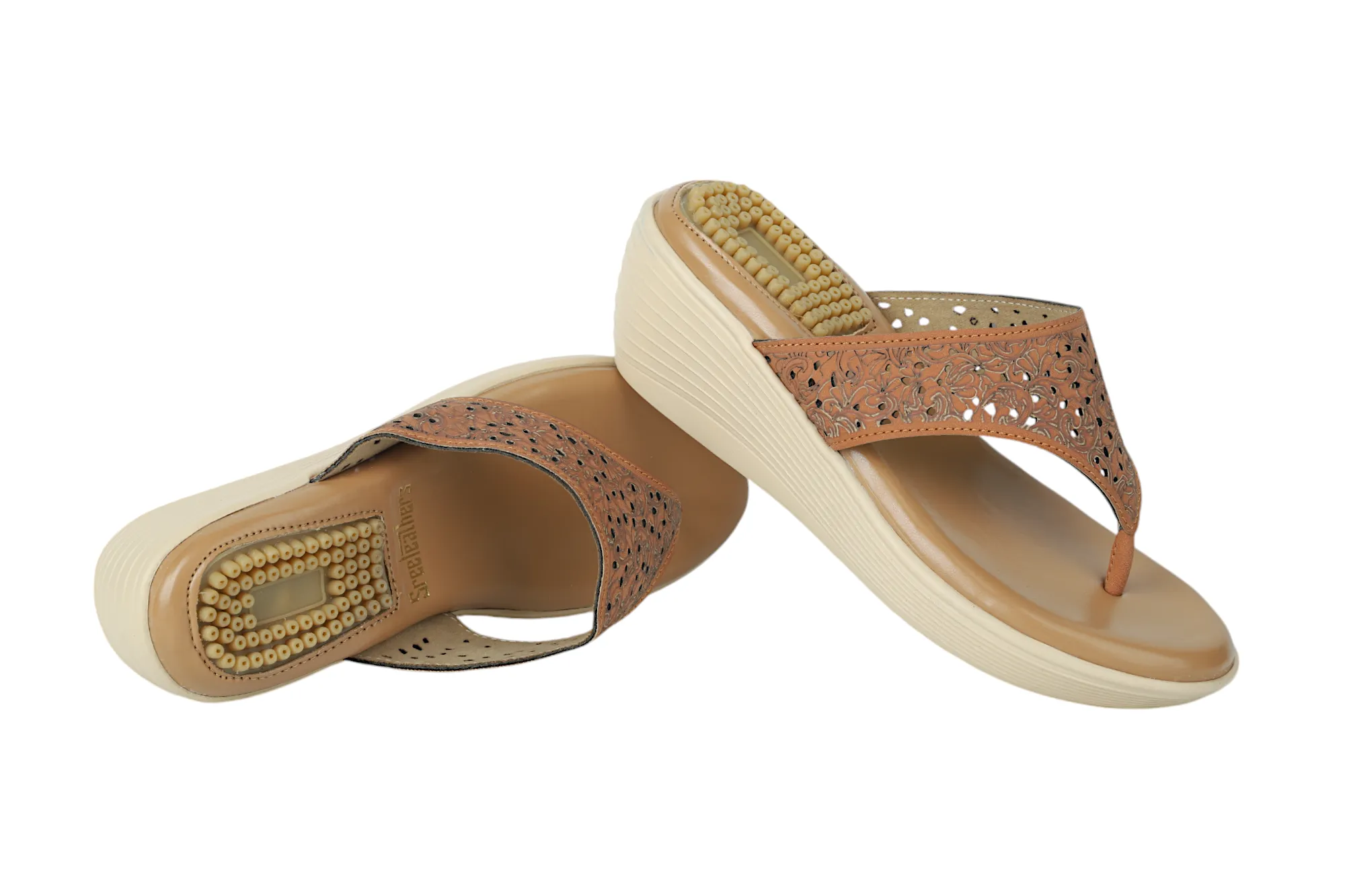 Ladies Comfort Heel Chappal 95110