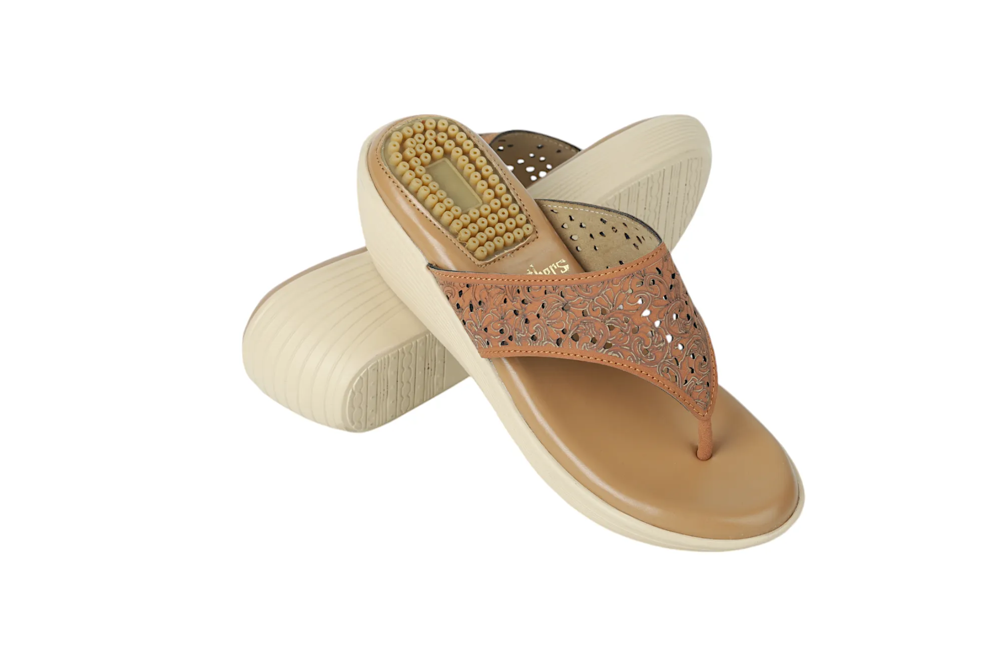Ladies Comfort Heel Chappal 95110