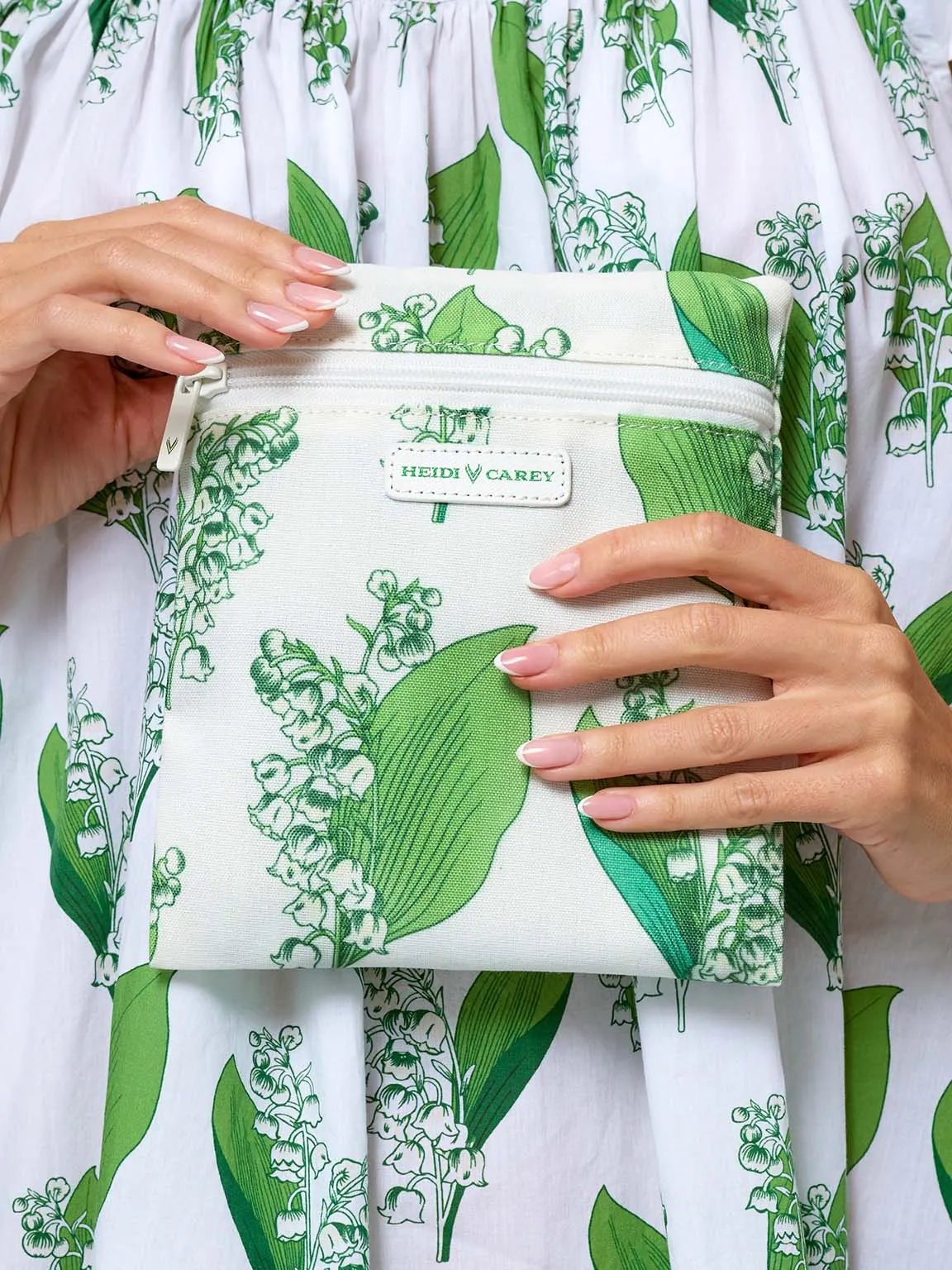 Lily of the Valley Travel Laundry Bag