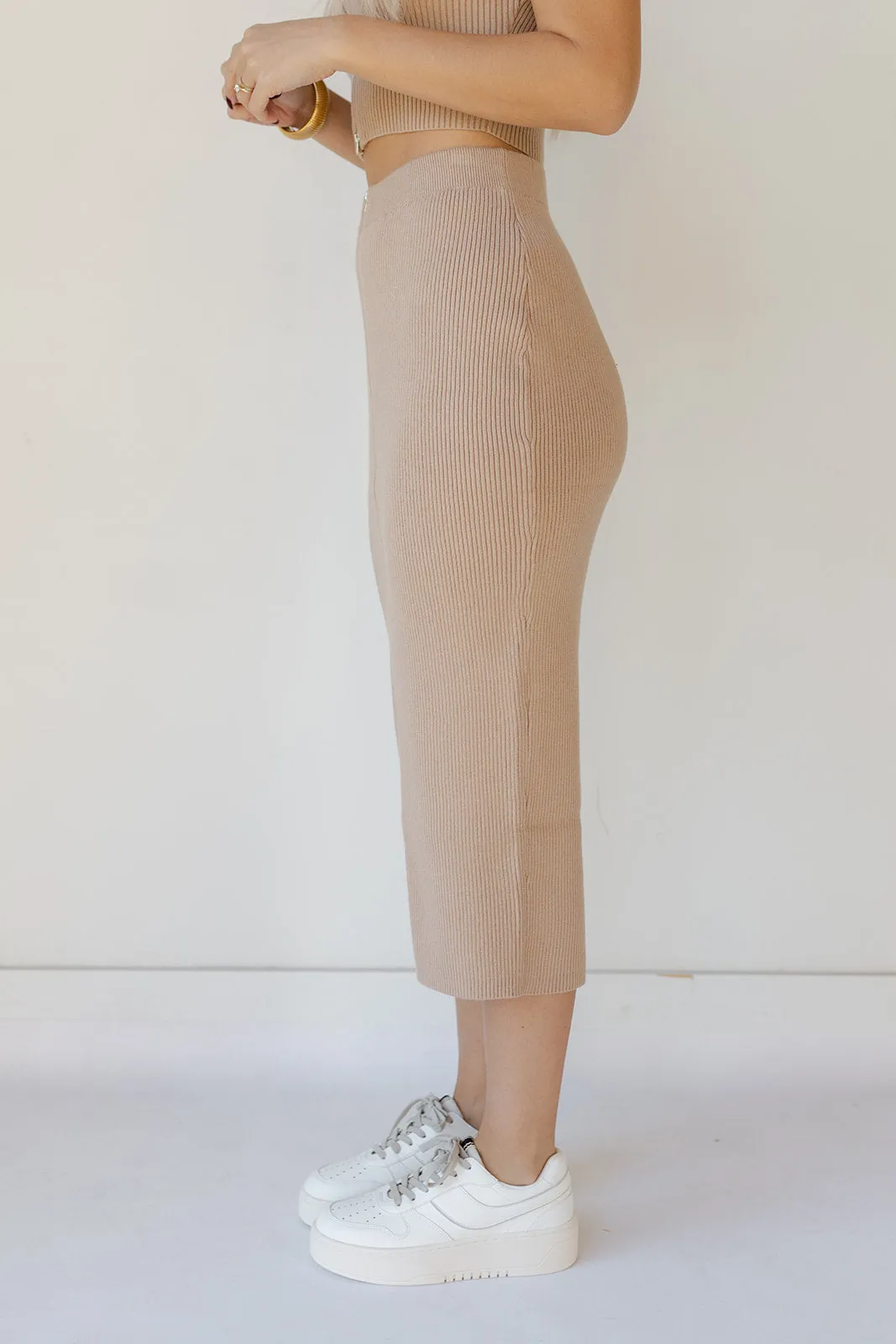 livia zipper sweater skirt