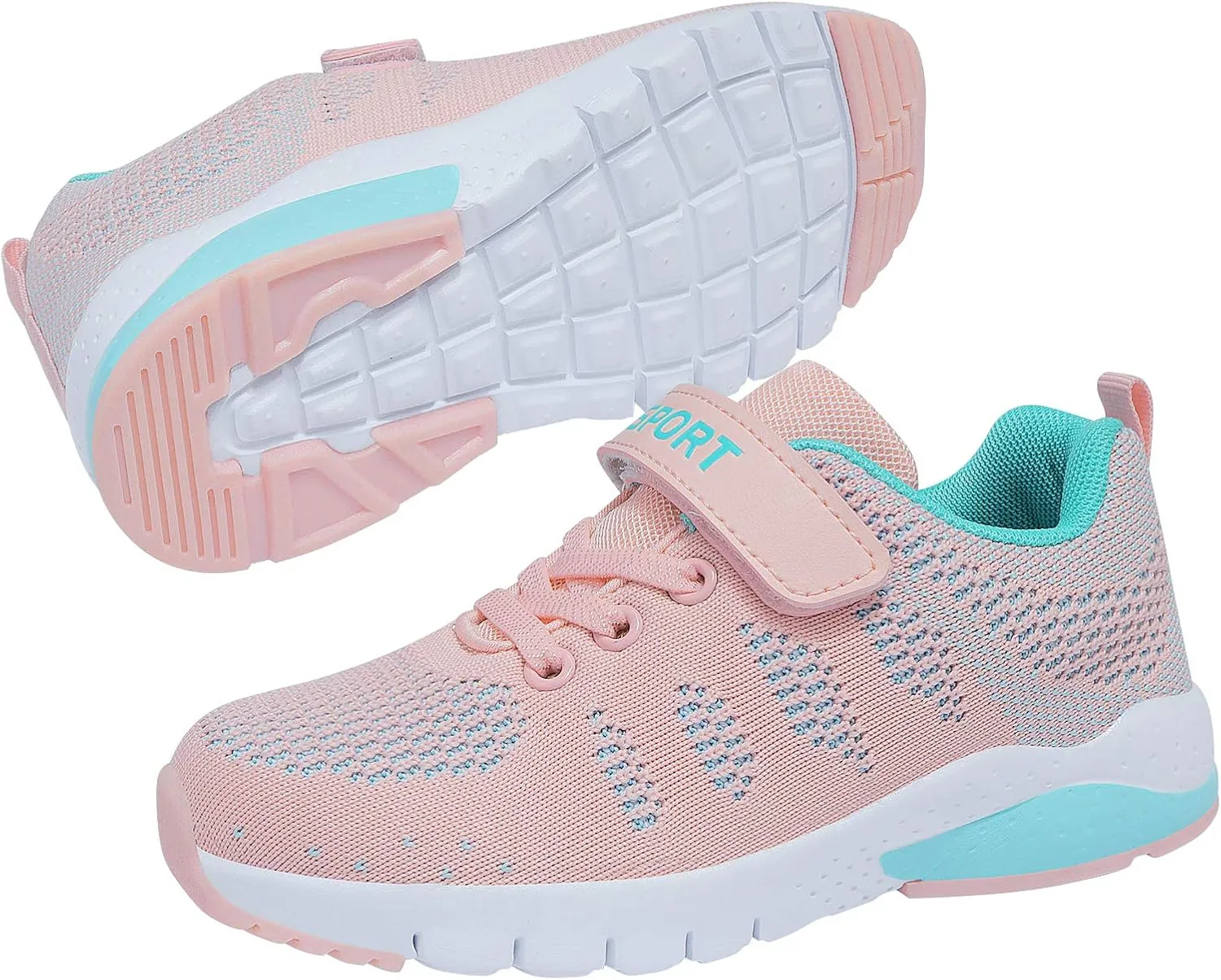 MAYZERO Kids Tennis Shoes Running Sports Shoes Breathable Athletic Shoes Lightweight Walking Shoes Fashion Sneakers for Boys and Girls