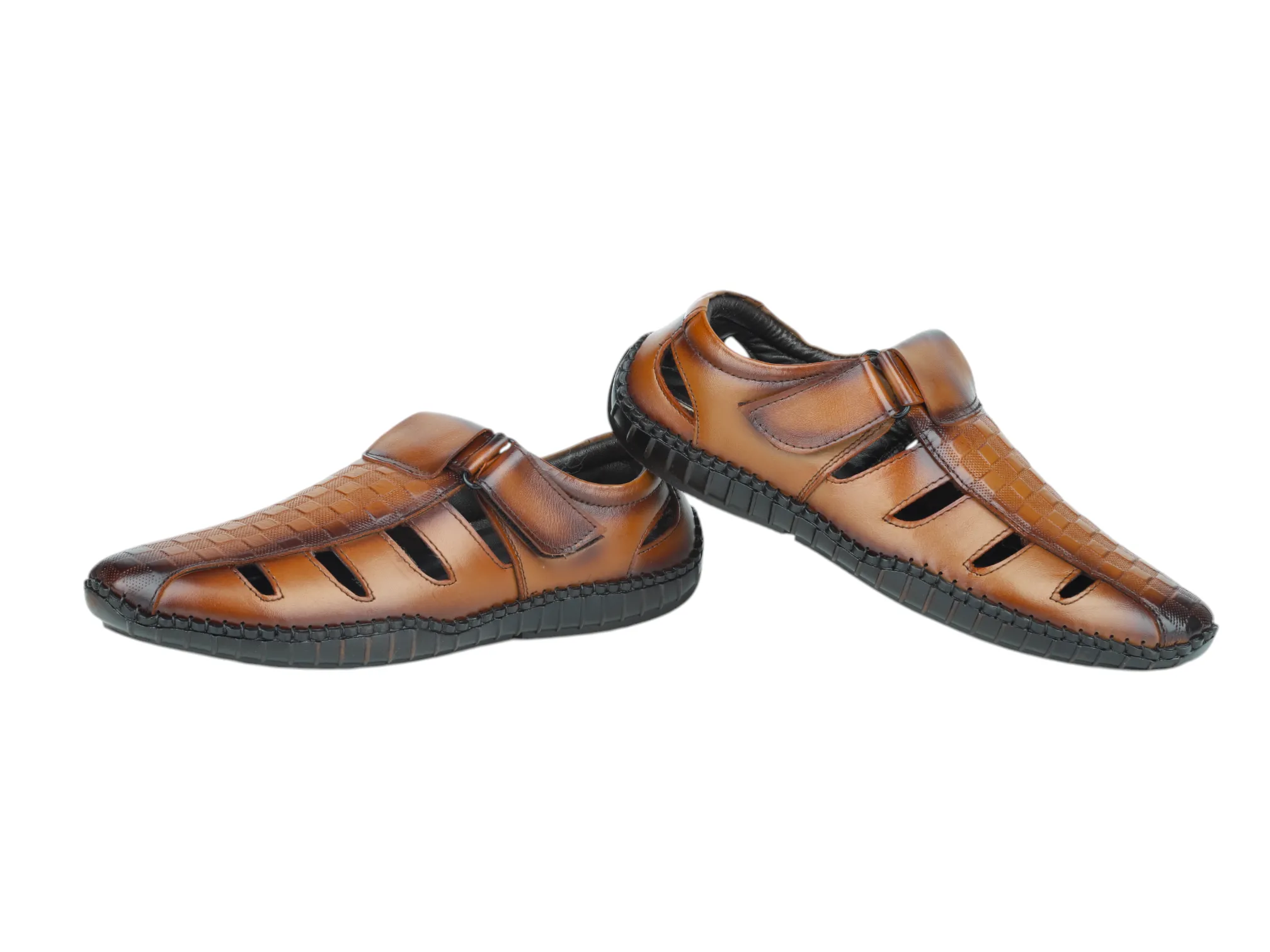 Mens leather fisherman sandal 996565