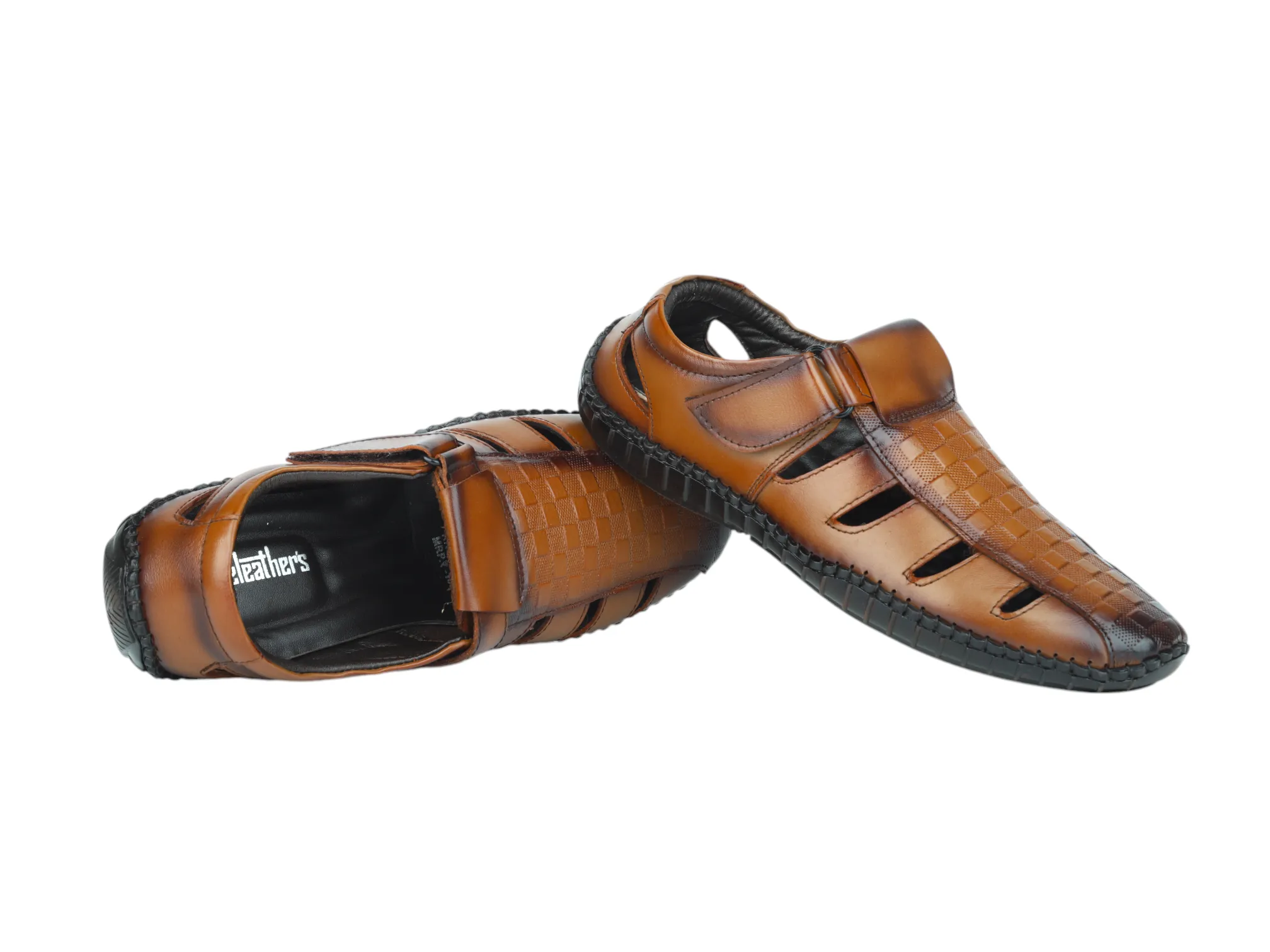Mens leather fisherman sandal 996565