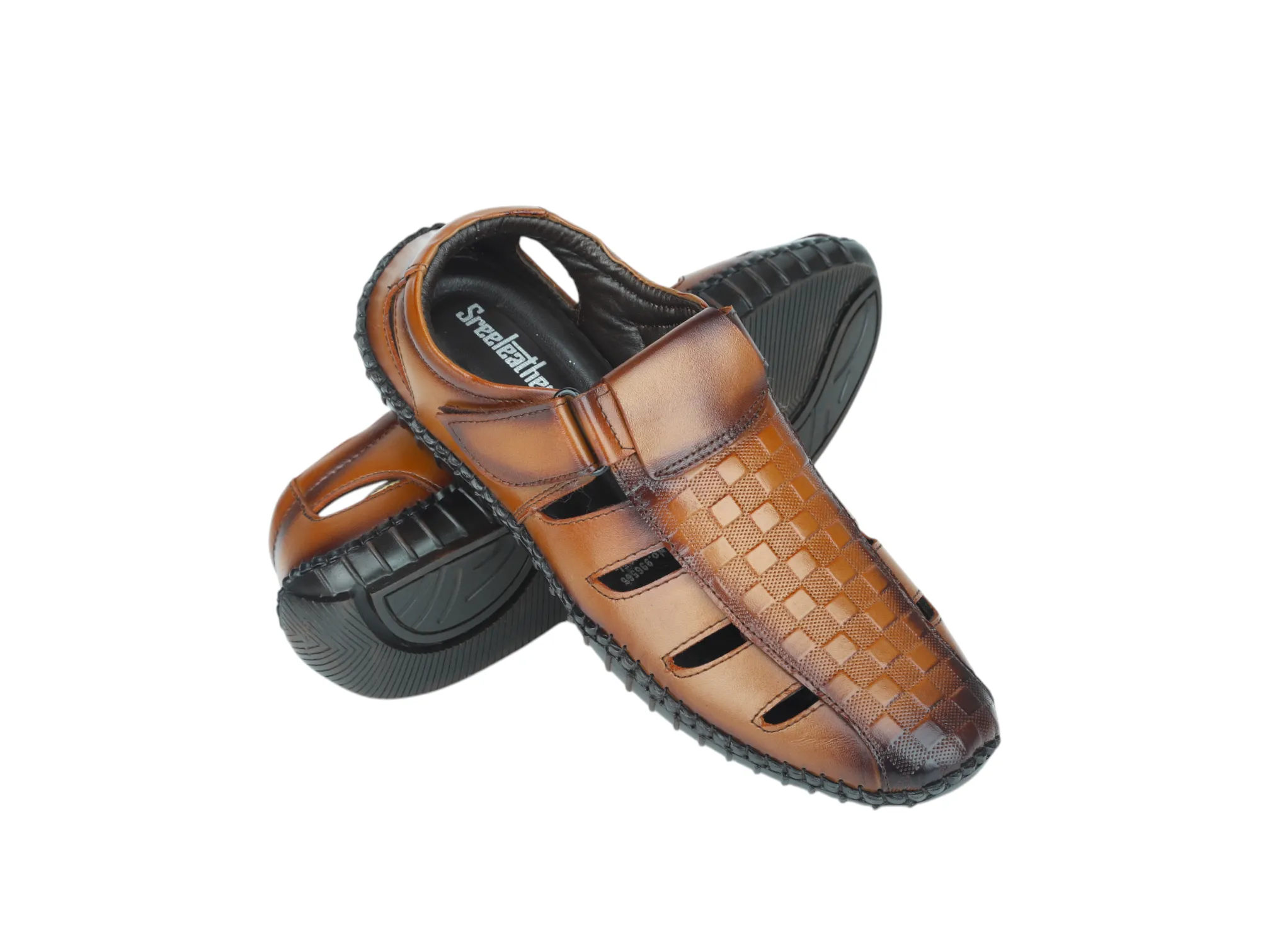 Mens leather fisherman sandal 996565