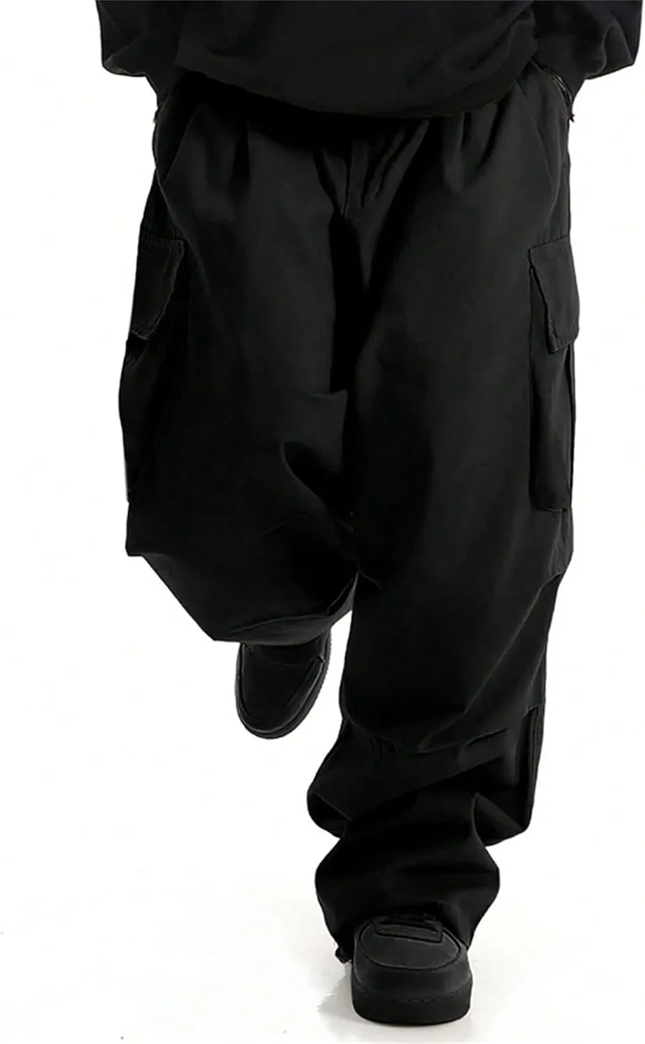 Men's Loose Fit Fashion Street Pants Casual Comfort Cargo Trousers Solid Lightweight Outdoor Sweatpants