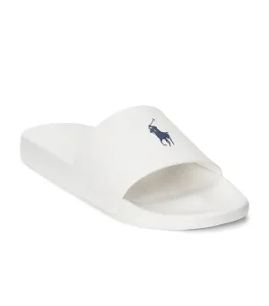 Men's Signature Pony Slide White