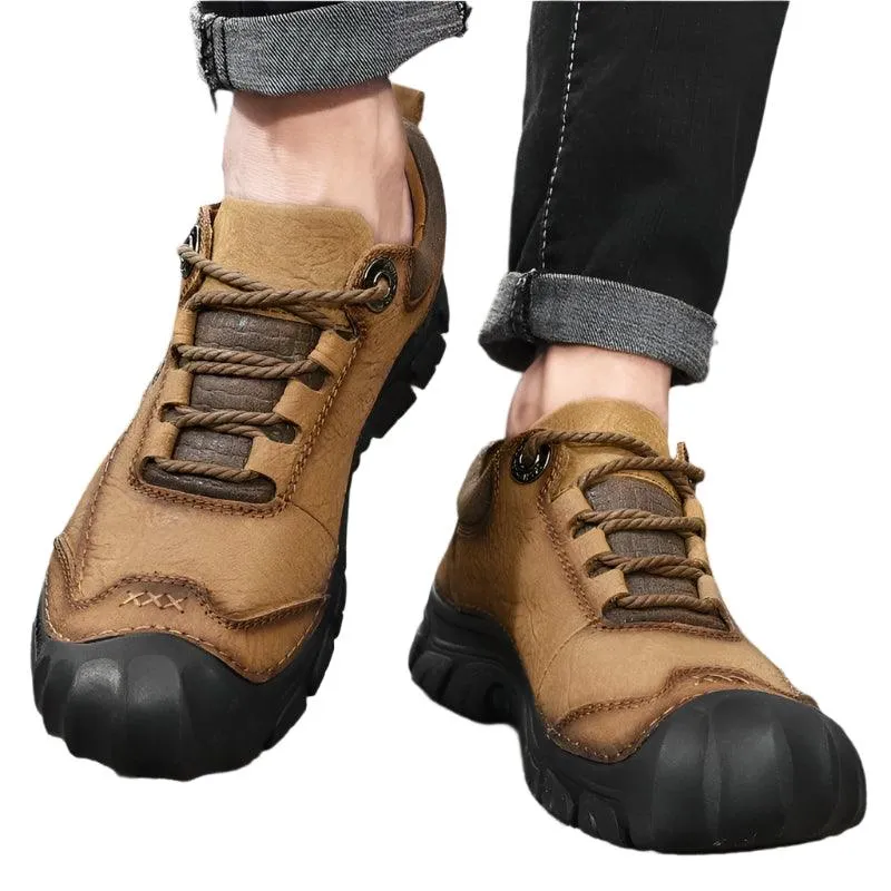 Men's Sports & Travel Outdoor Hiking Shoes Leather  Sneakers Footwear