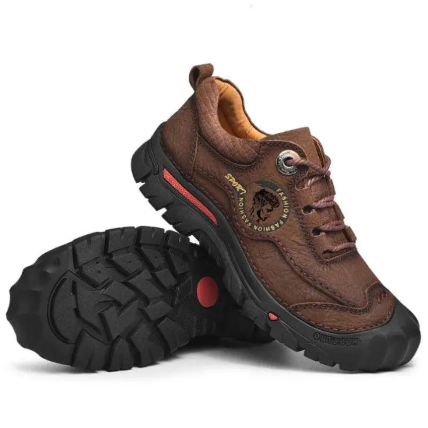 Men's Sports & Travel Outdoor Hiking Shoes Leather  Sneakers Footwear