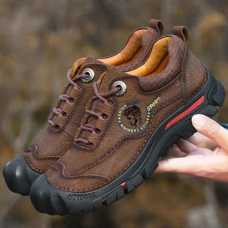 Men's Sports & Travel Outdoor Hiking Shoes Leather  Sneakers Footwear