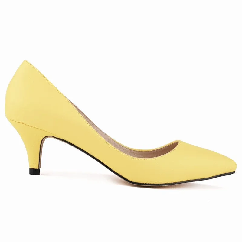 Middle Stiletto Heel Matte Shallow Women's Shoes