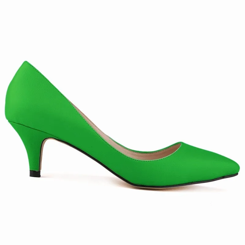 Middle Stiletto Heel Matte Shallow Women's Shoes